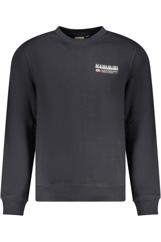 NAPAPIJRI FELPA SENZA ZIP UOMO NERO NAPAPIJRI FELPA SENZA ZIP UOMO NERO