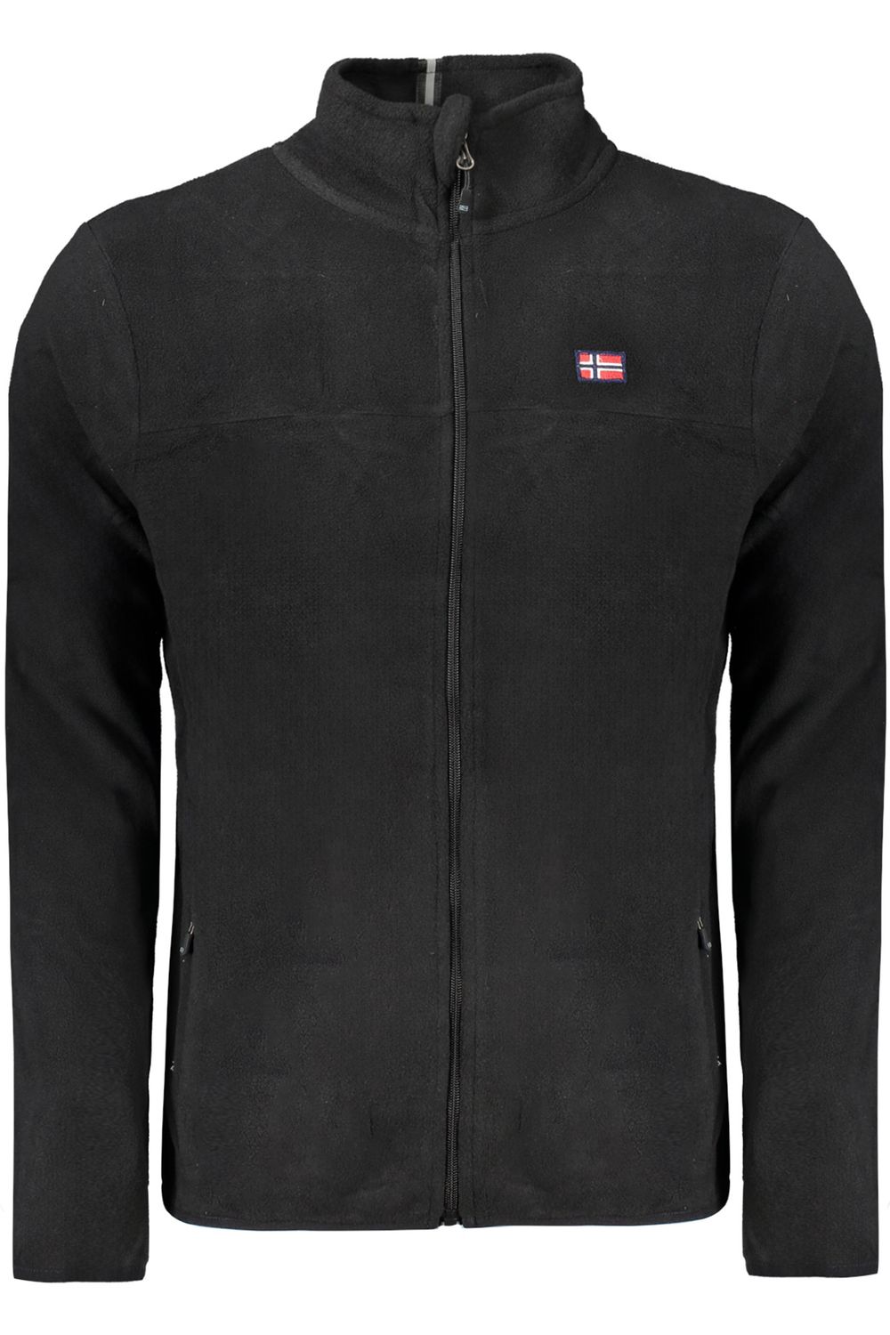 NORWAY 1963 FELPA CON ZIP UOMO NERO