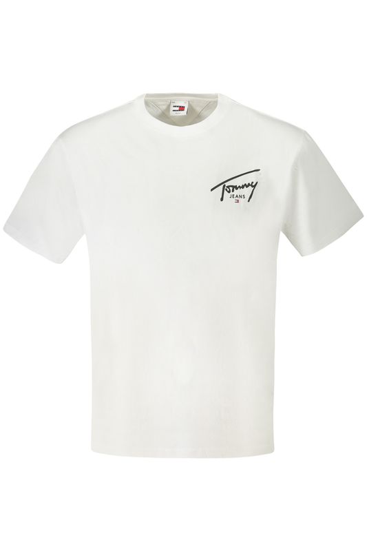 TOMMY HILFIGER T-SHIRT MANICHE CORTE UOMO BIANCO TOMMY HILFIGER T-SHIRT MANICHE CORTE UOMO BIANCO