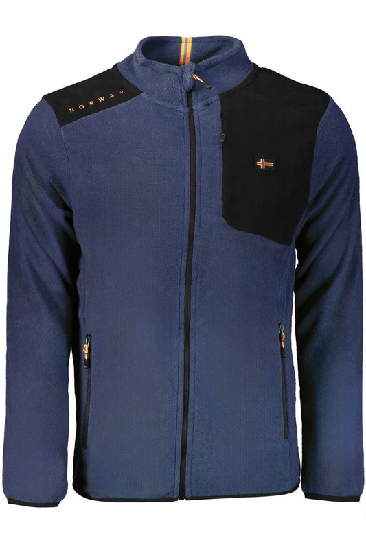 NORWAY 1963 FELPA CON ZIP UOMO BLU NORWAY 1963 FELPA CON ZIP UOMO BLU