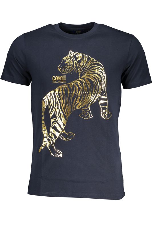 CAVALLI CLASS T-SHIRT MANICHE CORTE UOMO BLU CAVALLI CLASS T-SHIRT MANICHE CORTE UOMO BLU