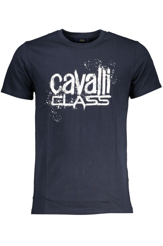 CAVALLI CLASS T-SHIRT MANICHE CORTE UOMO BLU CAVALLI CLASS T-SHIRT MANICHE CORTE UOMO BLU
