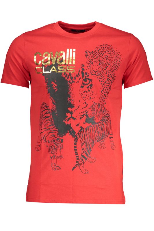 CAVALLI CLASS T-SHIRT MANICHE CORTE UOMO ROSSO CAVALLI CLASS T-SHIRT MANICHE CORTE UOMO ROSSO