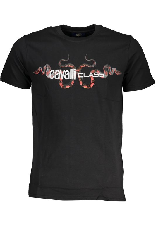 CAVALLI CLASS T-SHIRT MANICHE CORTE UOMO NERO CAVALLI CLASS T-SHIRT MANICHE CORTE UOMO NERO