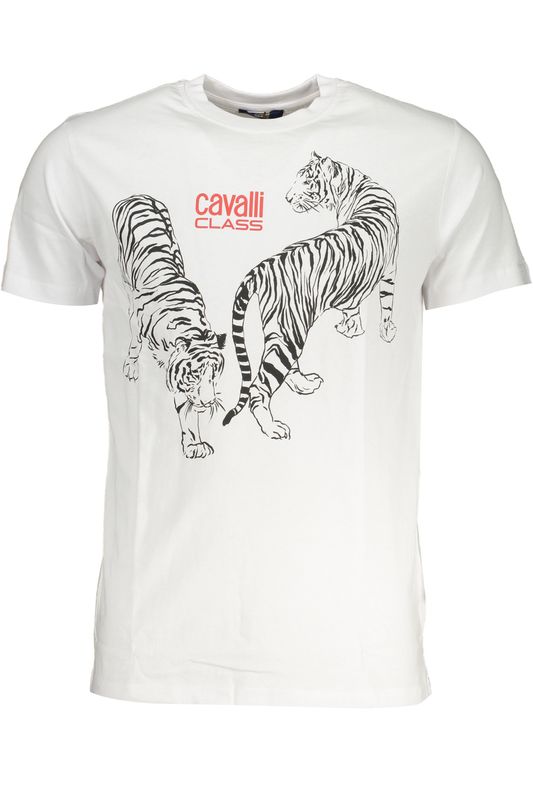 CAVALLI CLASS T-SHIRT MANICHE CORTE UOMO BIANCO CAVALLI CLASS T-SHIRT MANICHE CORTE UOMO BIANCO