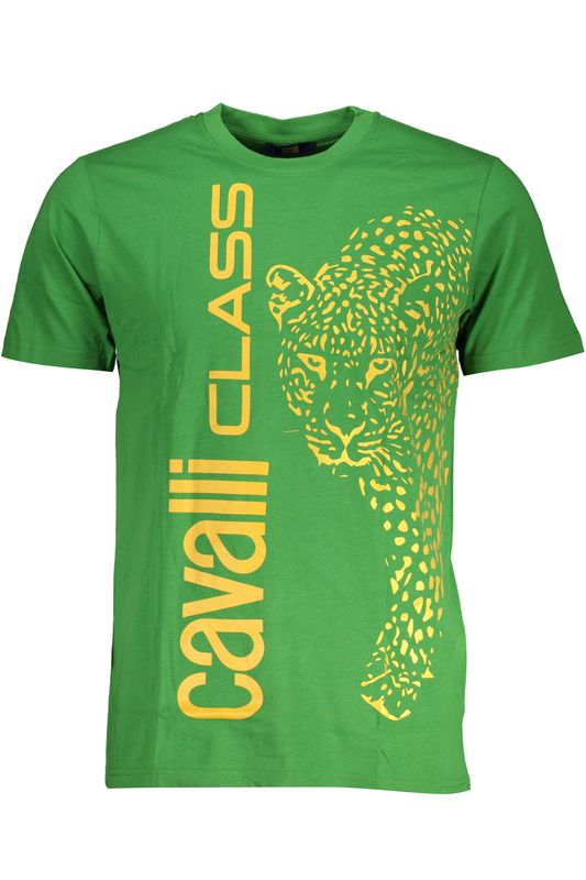 CAVALLI CLASS T-SHIRT MANICHE CORTE UOMO VERDE CAVALLI CLASS T-SHIRT MANICHE CORTE UOMO VERDE