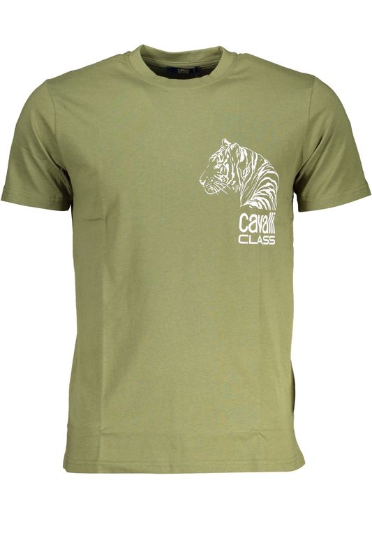 CAVALLI CLASS T-SHIRT MANICHE CORTE UOMO VERDE CAVALLI CLASS T-SHIRT MANICHE CORTE UOMO VERDE