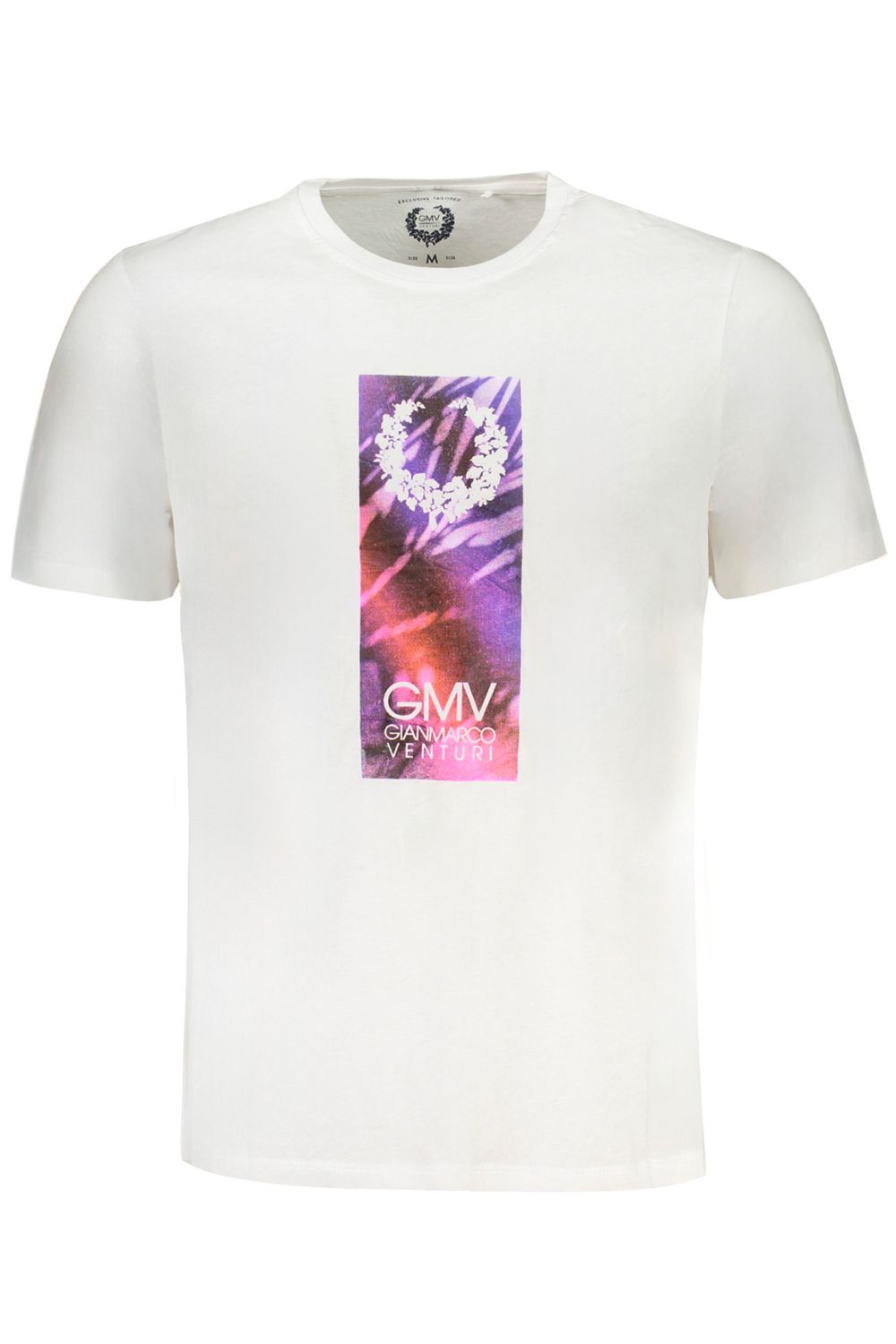 GIAN MARCO VENTURI T-SHIRT MANICHE CORTE UOMO BIANCO