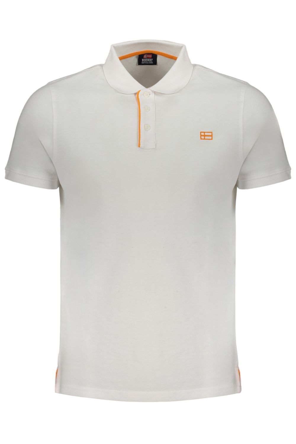 NORWAY 1963 POLO MANICHE CORTE UOMO BIANCO