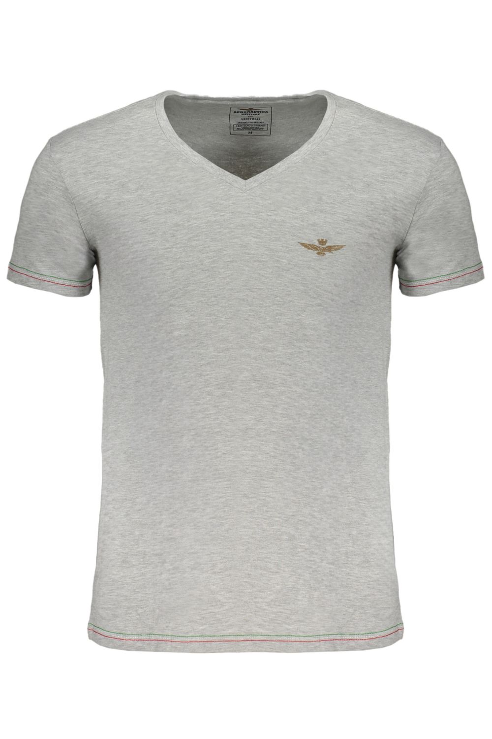 AERONAUTICA MILITARE T-SHIRT MANICHE CORTE UOMO GRIGIO