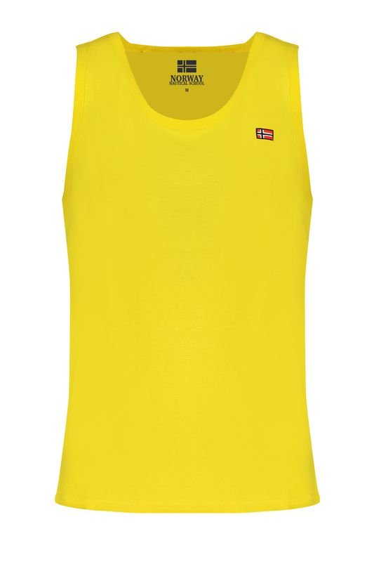 NORWAY 1963 CANOTTA UOMO GIALLO NORWAY 1963 CANOTTA UOMO GIALLO