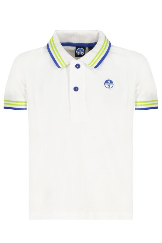 NORTH SAILS POLO MANICHE CORTE BAMBINO BIANCO NORTH SAILS POLO MANICHE CORTE BAMBINO BIANCO