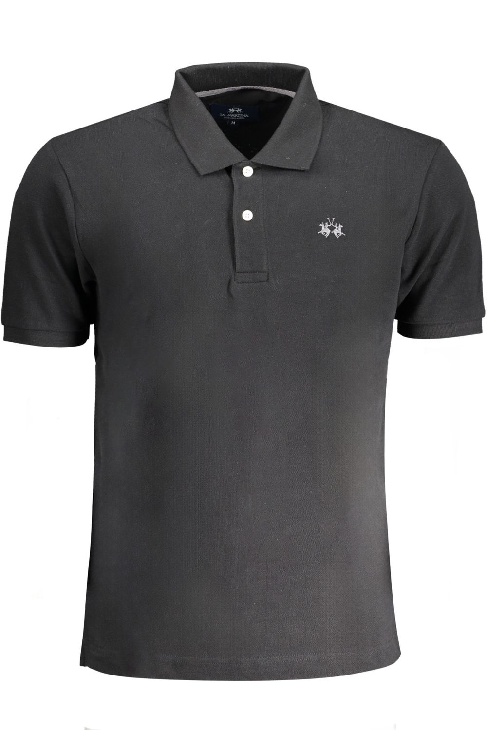 LA MARTINA POLO MANICHE CORTE UOMO NERO