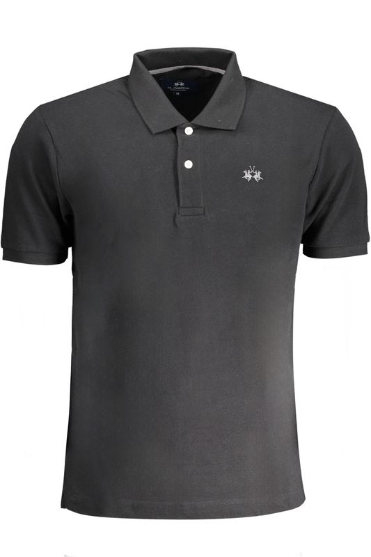 LA MARTINA POLO MANICHE CORTE UOMO NERO LA MARTINA POLO MANICHE CORTE UOMO NERO
