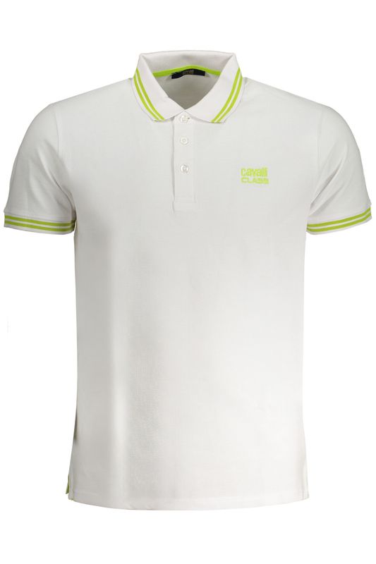 CAVALLI CLASS POLO MANICHE CORTE UOMO BIANCO CAVALLI CLASS POLO MANICHE CORTE UOMO BIANCO