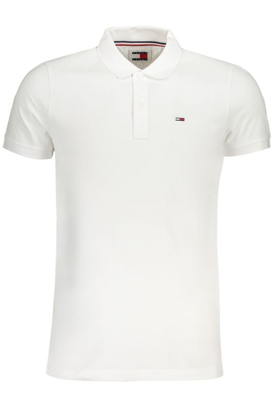 TOMMY HILFIGER POLO MANICHE CORTE UOMO BIANCO TOMMY HILFIGER POLO MANICHE CORTE UOMO BIANCO