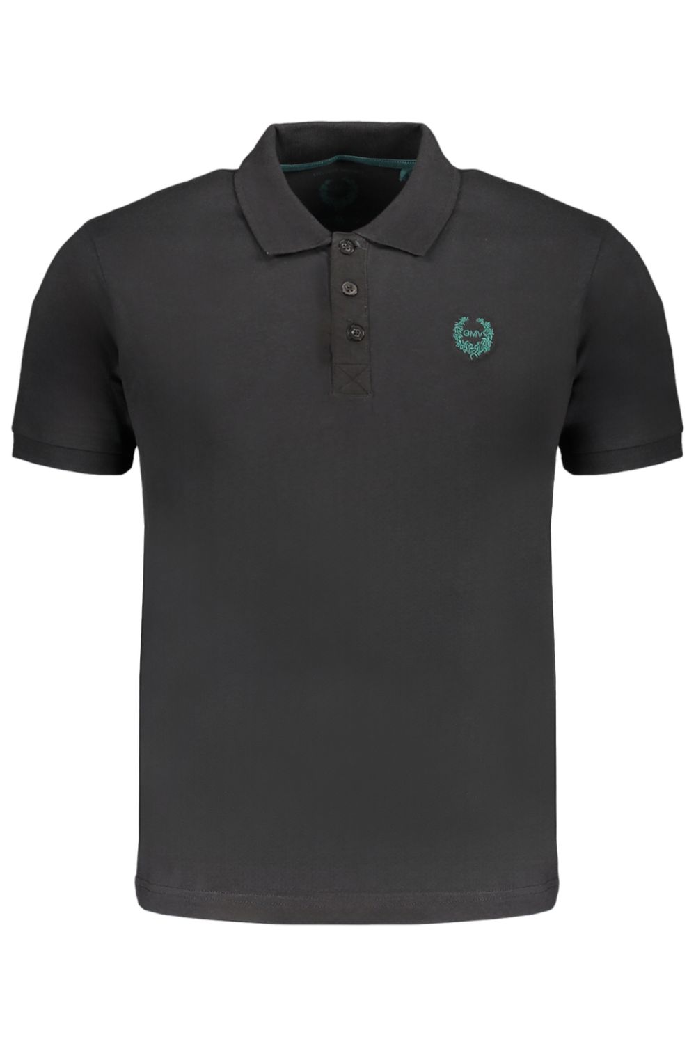 GIAN MARCO VENTURI POLO MANICHE CORTE UOMO NERO