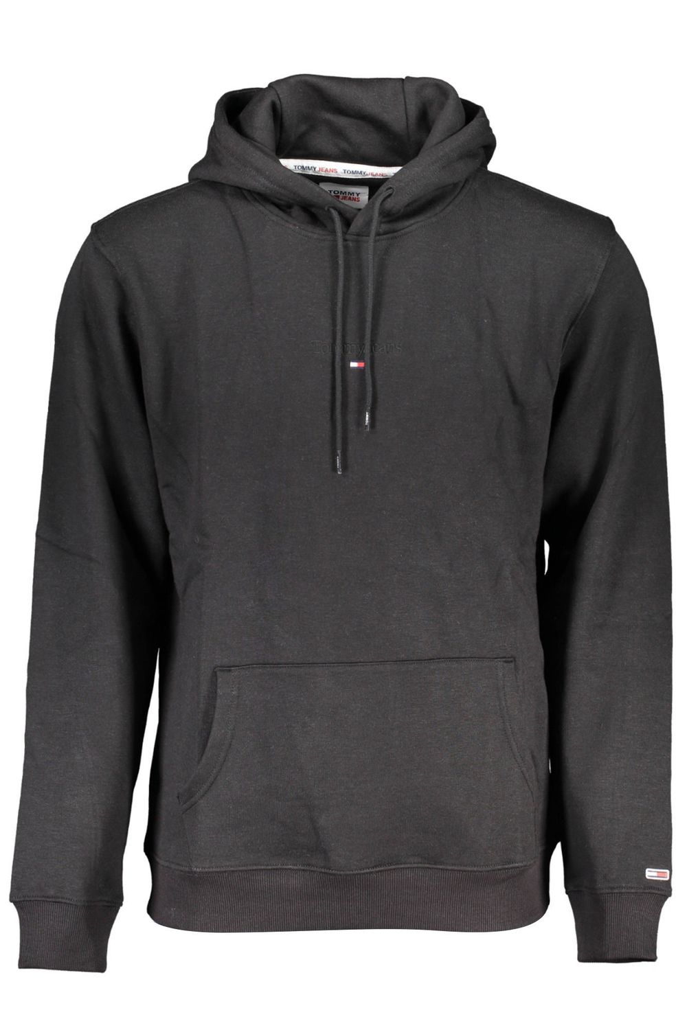 TOMMY HILFIGER FELPA SENZA ZIP UOMO NERO