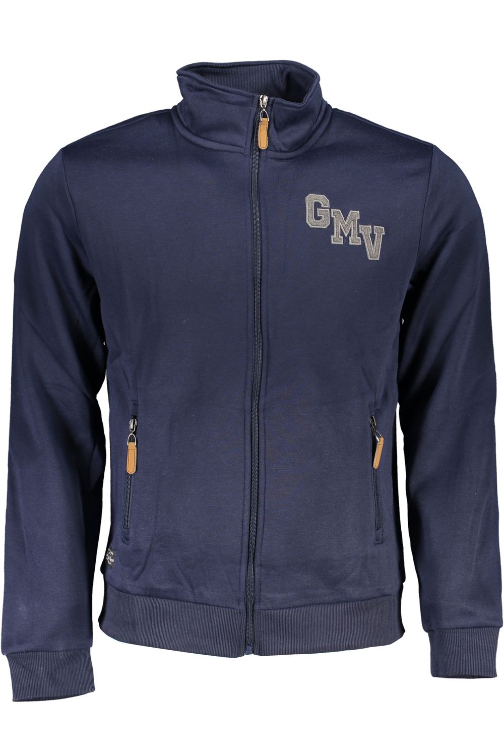 GIAN MARCO VENTURI FELPA CON ZIP UOMO BLU