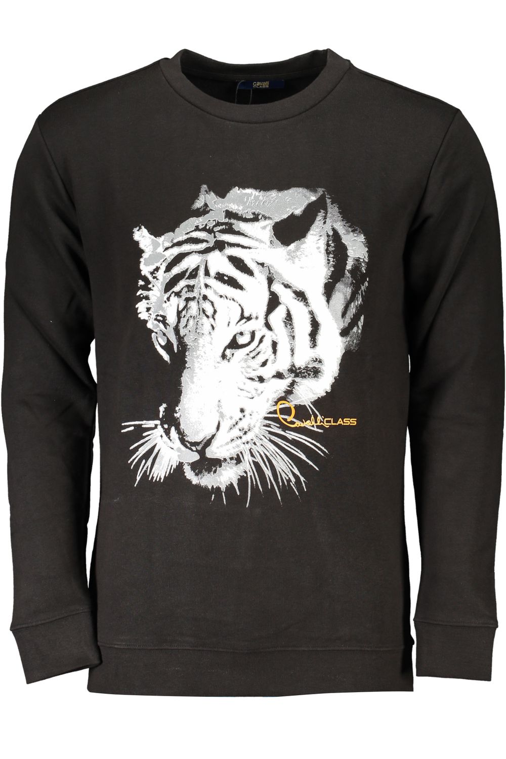 CAVALLI CLASS FELPA SENZA ZIP UOMO NERO