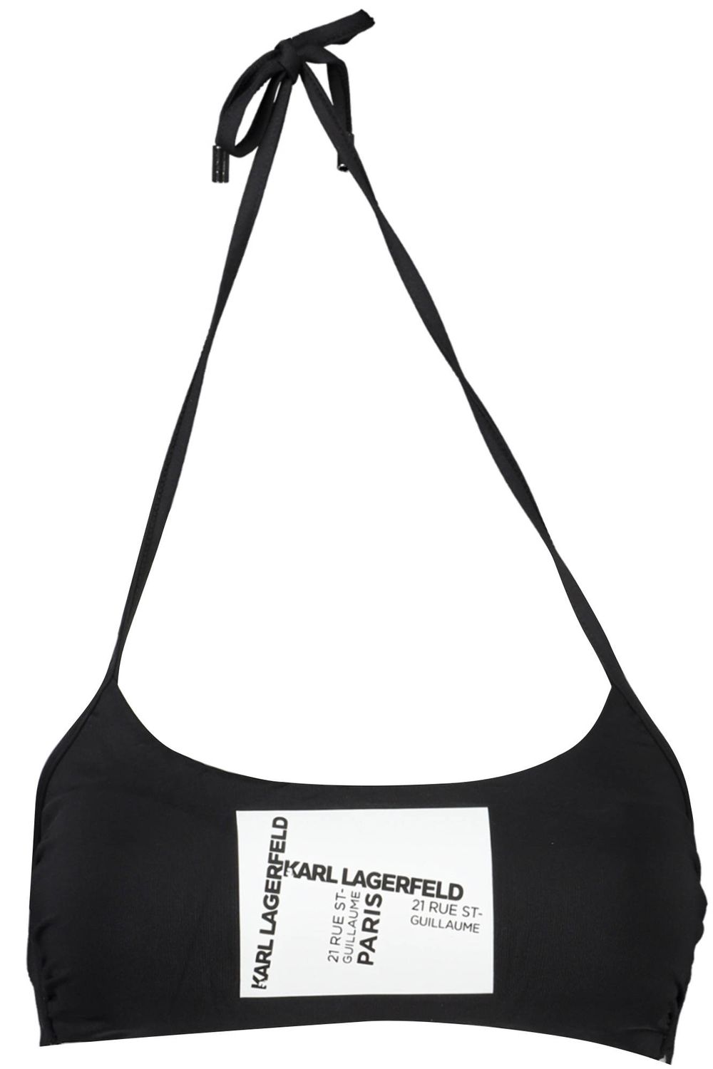 KARL LAGERFELD BEACHWEAR COSTUME PARTE SOPRA DONNA NERO