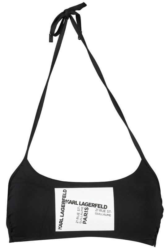KARL LAGERFELD BEACHWEAR COSTUME PARTE SOPRA DONNA NERO KARL LAGERFELD BEACHWEAR COSTUME PARTE SOPRA DONNA NERO