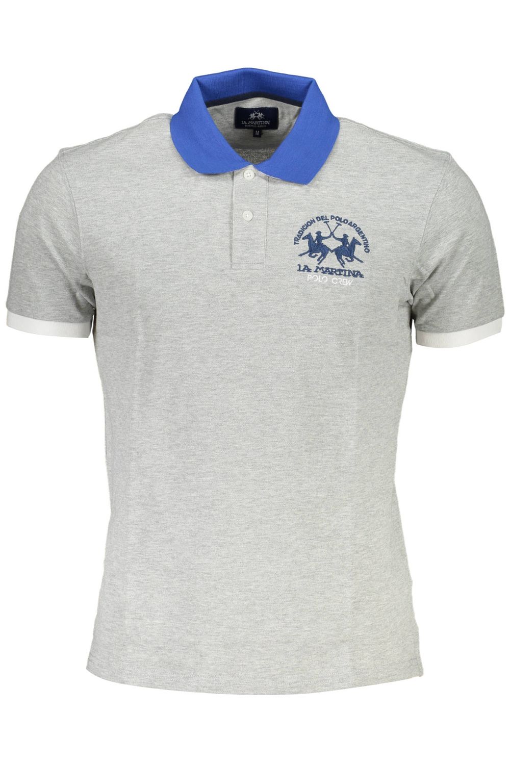 LA MARTINA POLO MANICHE CORTE UOMO GRIGIO