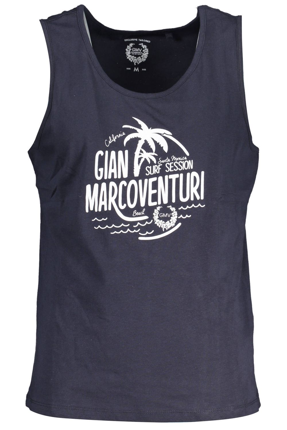 GIAN MARCO VENTURI CANOTTA UOMO BLU
