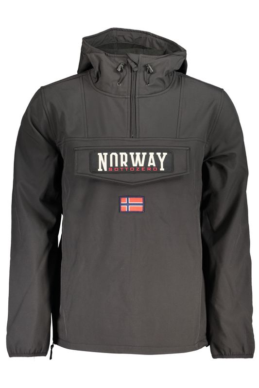 NORWAY 1963 GIACCA SPORTIVA UOMO NERO NORWAY 1963 GIACCA SPORTIVA UOMO NERO