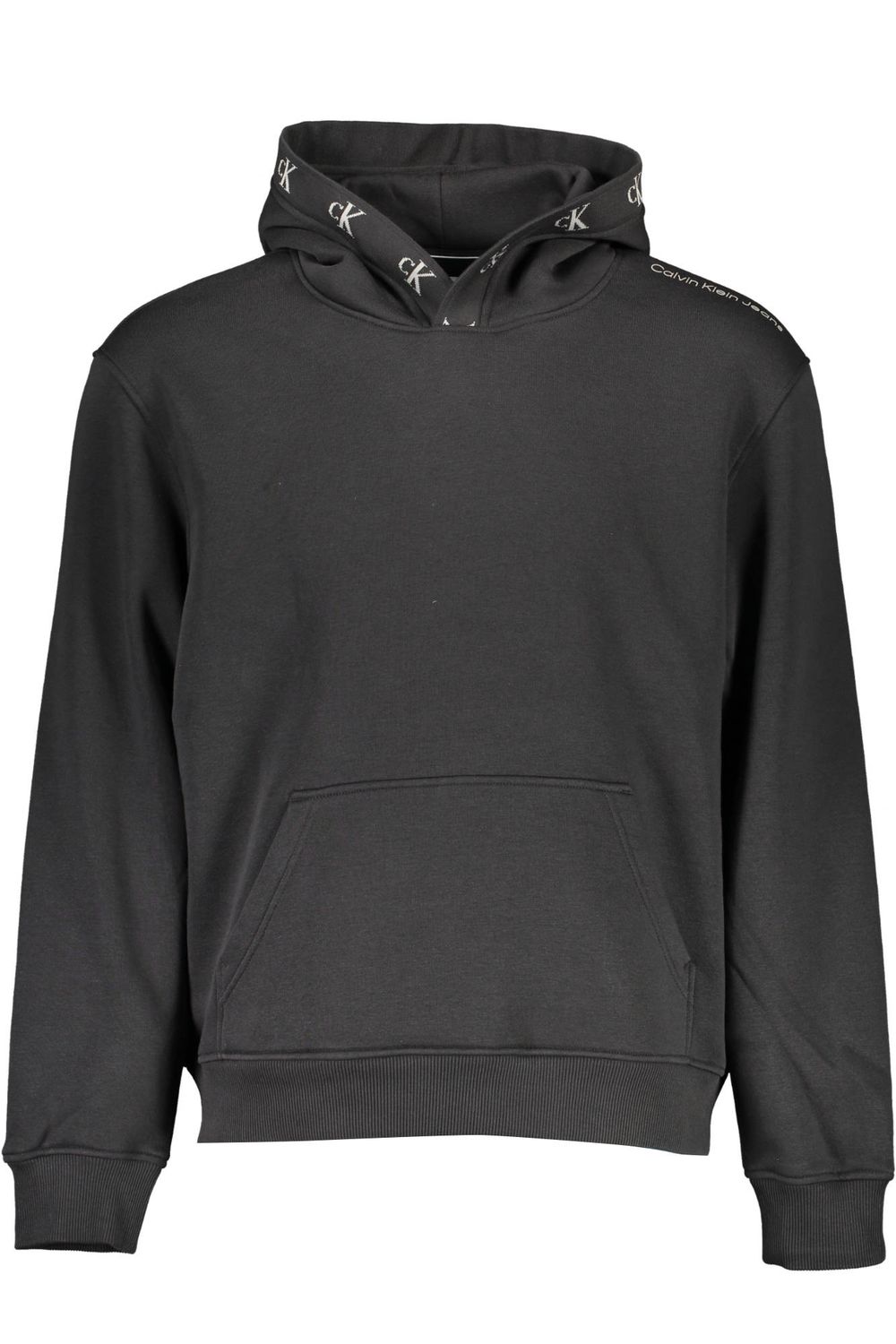 CALVIN KLEIN FELPA SENZA ZIP UOMO NERO