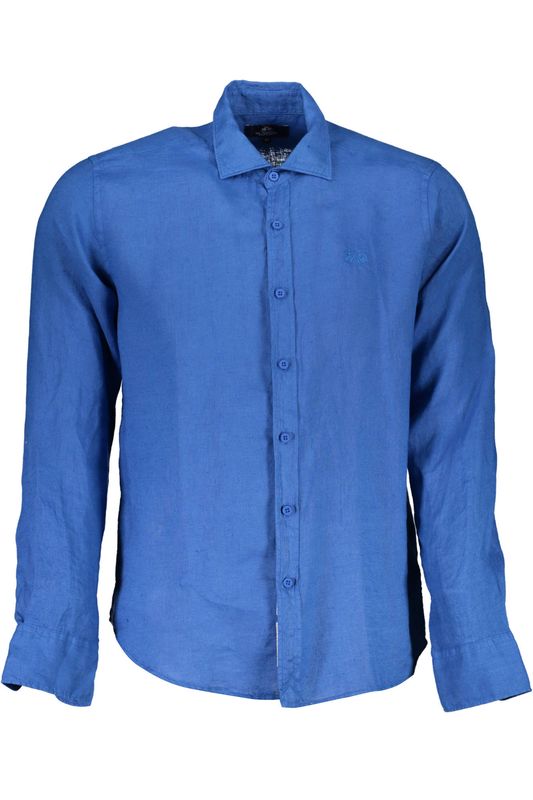 LA MARTINA CAMICIA MANICHE LUNGHE UOMO BLU LA MARTINA CAMICIA MANICHE LUNGHE UOMO BLU