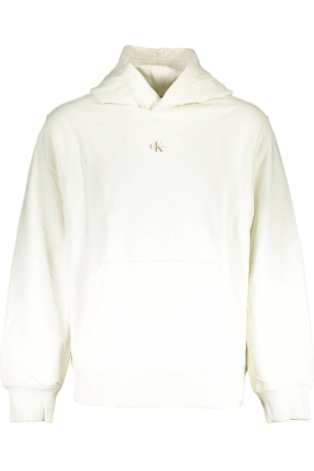 CALVIN KLEIN FELPA SENZA ZIP UOMO BIANCO