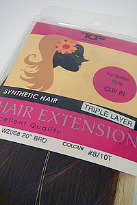 Synthetic Hair Triple Layer Clip In Sets