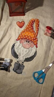 Christmas gnome - Cross stitch pattern