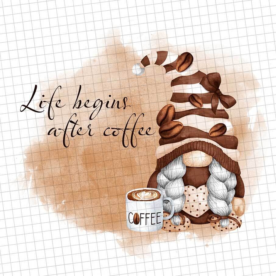 Coffee gnome, Gnomes Clipart, Coffee png, Gnomes Sublimation,Mug sublimashion, Sublimation tumbler, Mug designs, Coffee designs