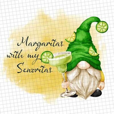Gnome with the Margarita, Gnomes Clipart, Margarita png, Gnomes Sublimation,Sublimation designs, Sublimation tumblers,Mug designs