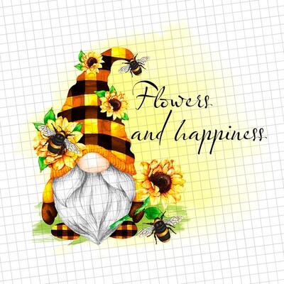 SunFlowers gnome , Gnomes Clipart, Sunflowers png, Gnomes Sublimation, Sunflowers Clipart png, Tumbler designs, Tshirt designs, Bee png