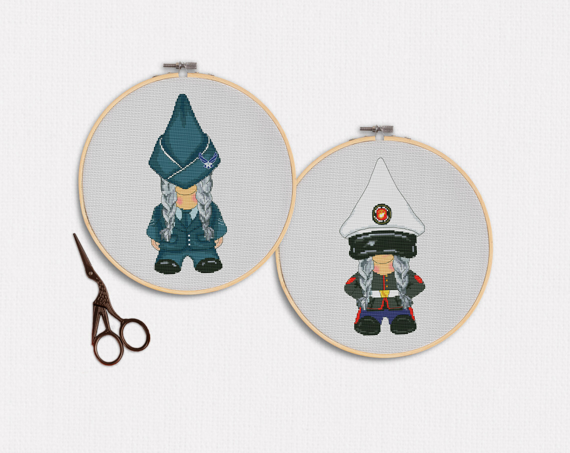 Made to order, Cross stitch patterns, Gnomes cross stitch