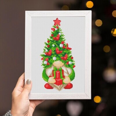 Christmas tree, Cross stitch pattern, Christmas cross stitch, Modern cross stitch, Counted cross stitch