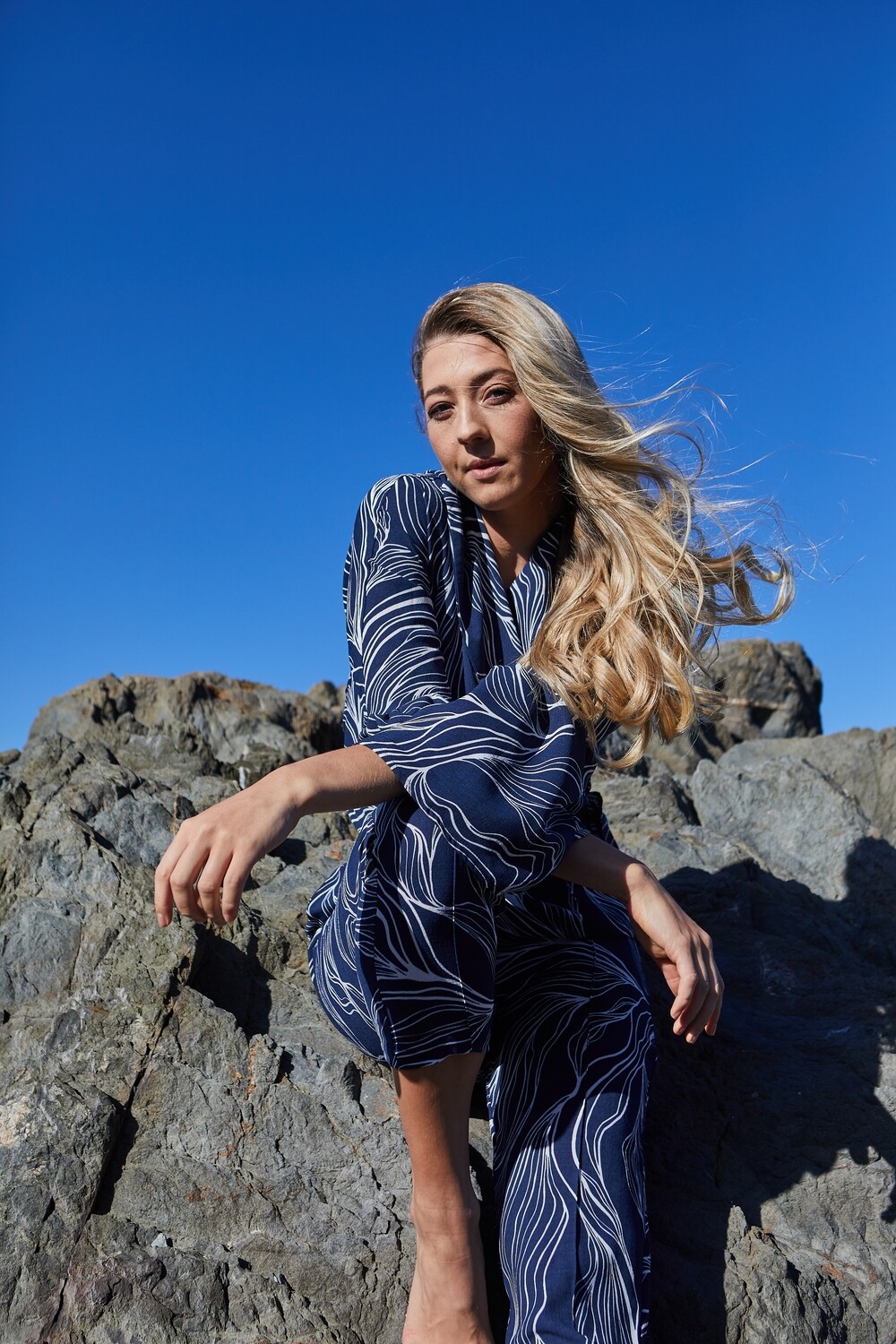 MARCILLA NAVY &amp; WHITE SET