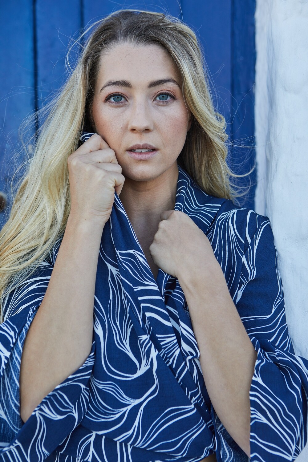 MARCILLA NAVY &amp; WHITE SET