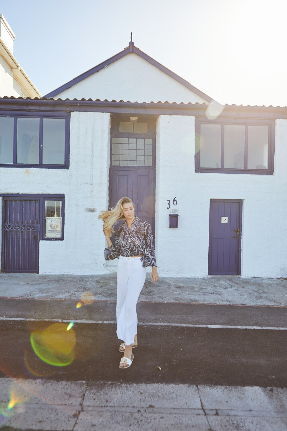 MARCILLA NAVY &amp; WHITE SET