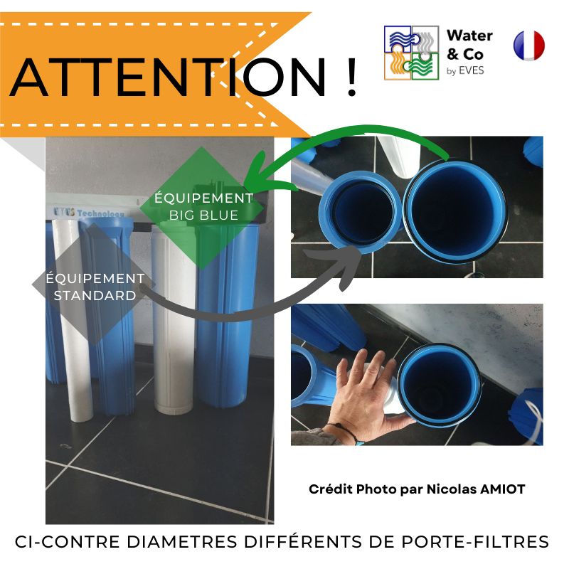 PUR&#39;O_BB3 DÉBIT 150M3 TRIPLE PORTE-FILTRE BIG BLUE VTE BTOC BTOB