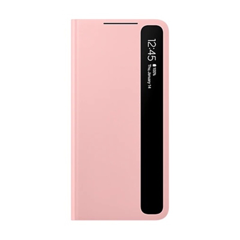 SAMSUNG CLEAR VIEW FUTROLA  S21+ (pink)