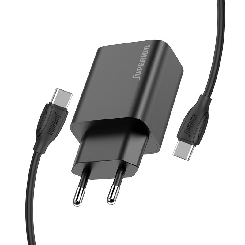 Comicell Superior adapter 25W PD SU-P103 type C (sa kablom)