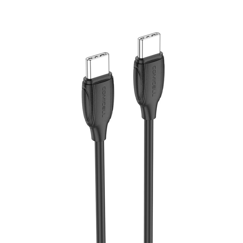 USB-C data kabl Superior 60W 3A Type C na Type C 1m crni