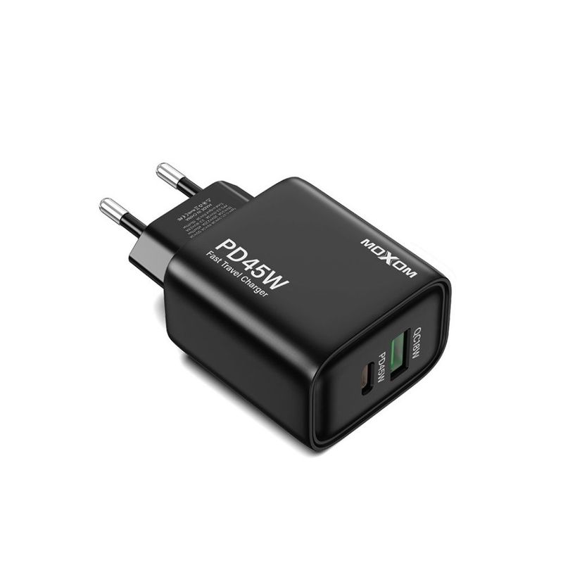 Adapter Moxom QC18W + PD45W GaN