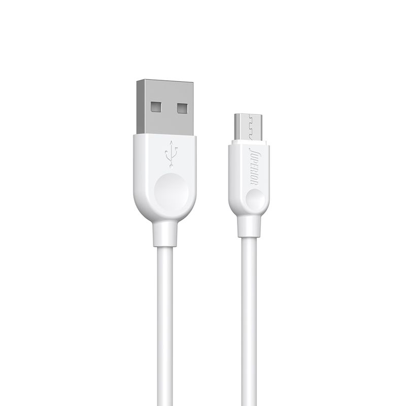 USB-A data kabl Superior 2.4A Micro USB 1m beli