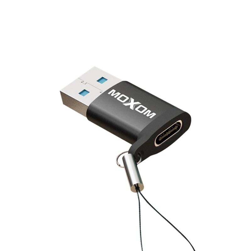 Adapter USB3.0 Type C na USB-A Moxom crni