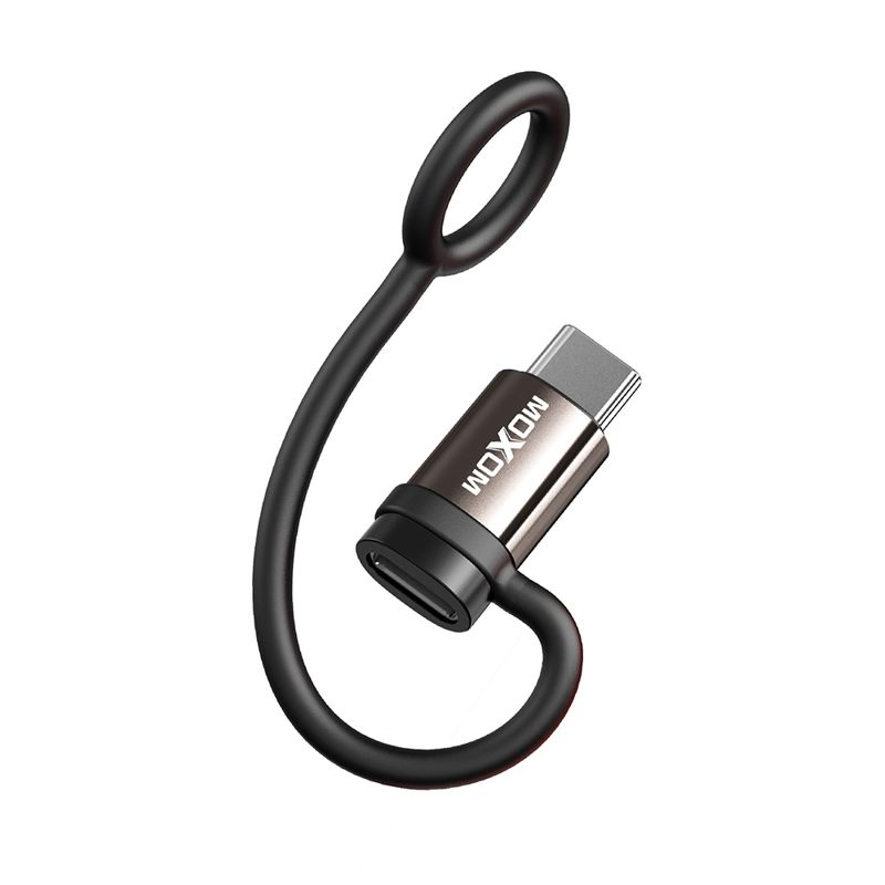 Adapter OTG Moxom  Lightning na Type-C crni